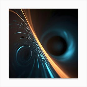 Black Hole - Black Hole Stock Videos & Royalty-Free Footage Canvas Print