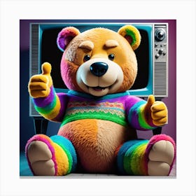 Teddy Bear 3 Canvas Print