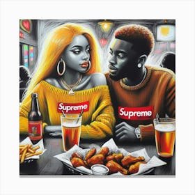 Supreme Couple 11 Canvas Print