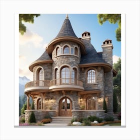 Victorian House Canvas Print