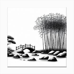 Asian Landscape Painting 1 Canvas Print