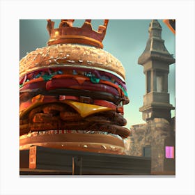The King Whopper Canvas Print