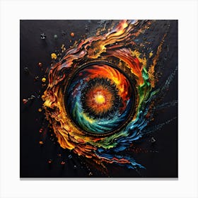 Eye Of Fire 3 Canvas Print