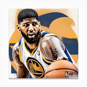 Paul George AI Canvas Print