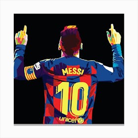 Lionel Messi Canvas Print