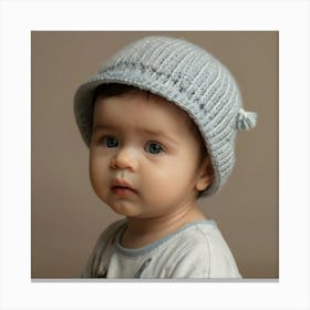 Baby In A Hat Canvas Print