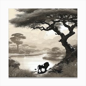 Lion King 26 Canvas Print