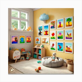 Children'S Room 1 Canvas Print