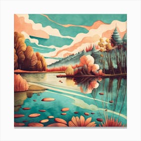 Landscape Painting 3 Canvas Print