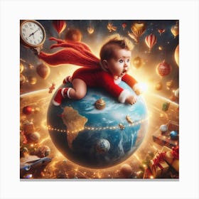 Santa Baby Canvas Print