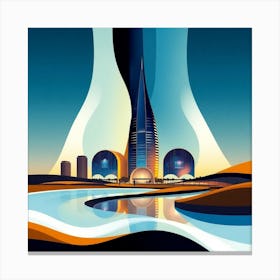 Bahrain City Canvas Print