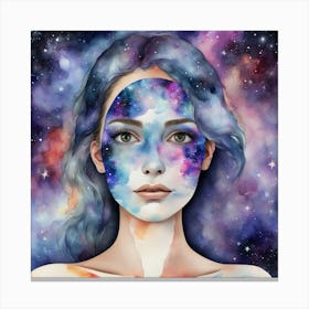 Nebula Painting Canvas Print