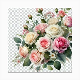 Bouquet Of Roses 2 Canvas Print