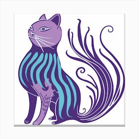 Horoscope Cat Canvas Print