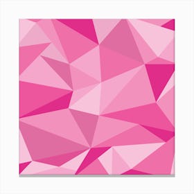 Fifty Shades of Pink - Square Canvas Print