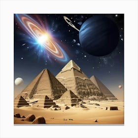 Pharaoh is a fantasy about the Pharaohs Canvas Print