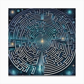 Maze Of The Universe 1 Canvas Print