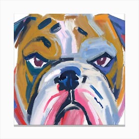 Bulldog 01 Canvas Print