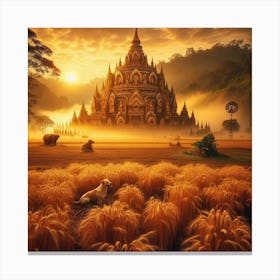 Sunrise In Thailand Canvas Print