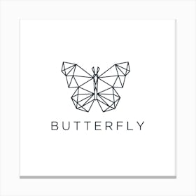 Butterfly Logo Canvas Print