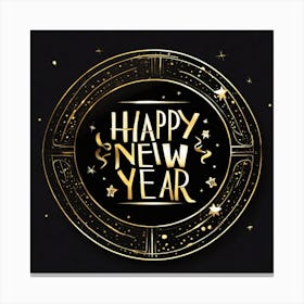 Happy New Year 95 Canvas Print