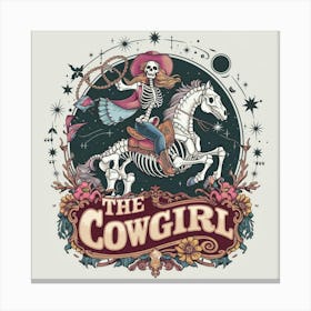 Cowgirl Canvas Print