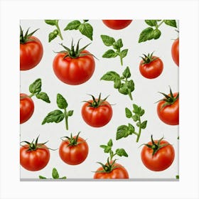 Tomato Pattern 6 Canvas Print