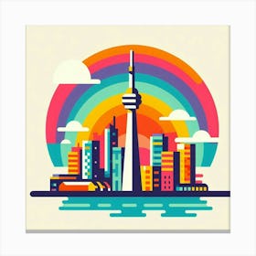 Cn Tower 4 Canvas Print