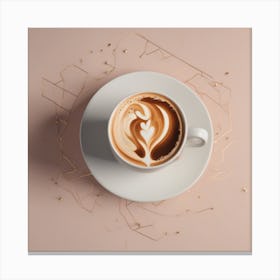 Latte Art 1 Canvas Print