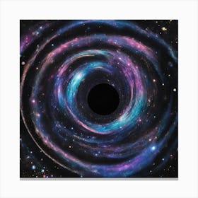 Cosmic Vortex Mirage Canvas Print