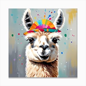 Llama Canvas Print