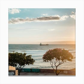 Sunset In Rio De Janeiro Canvas Print