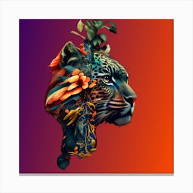 Tiger Head Canvas Print