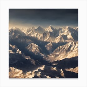 Mountain Edge Range Canvas Print