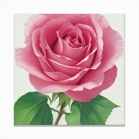 Pink Rose Canvas Print