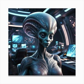 Alien 1 Canvas Print