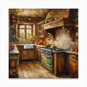 Italian Kitchen 1 Canvas Print