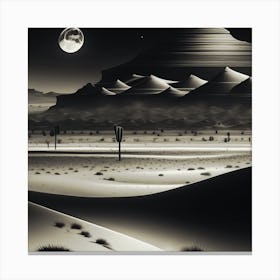 Desert Landscape 1 Canvas Print