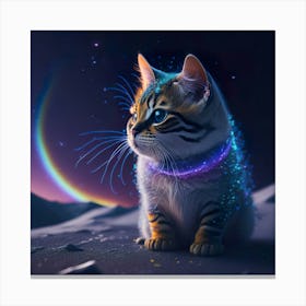 Cat Galaxy (134) Canvas Print