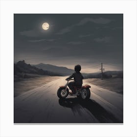 Twilight Ride into the Wilderness Canvas Print