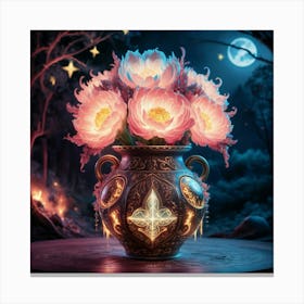 Night Of Flowers Canvas Print