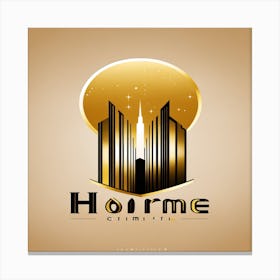 Logo For Horme Crime Canvas Print