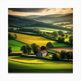 Country Landscape Canvas Print