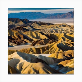 DEATH VALLEY SANDSCAPE Canvas Print