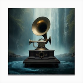 Gramophone 3 Canvas Print