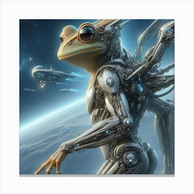 Robot Frog 1 Canvas Print