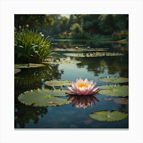 Water Lily Canvas Print