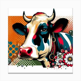 Cow Painting Canvas Print