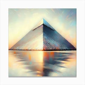 Egyptian Pyramid - Painting Canvas Print