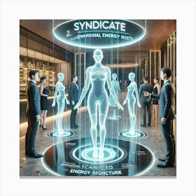 Syndicate Ai Host Arrival Canvas Print